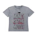 Women money is the motive crop top